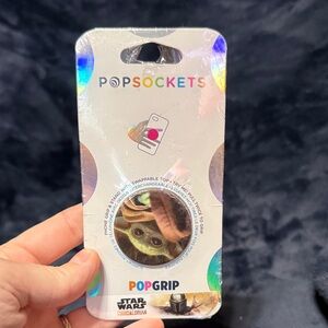 Disney Star Wars PopSockets PopGrip with Baby Yoda Design